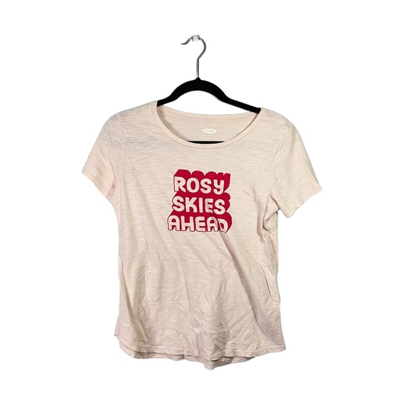 Old Navy Everywear Rosy Skies Ahead Short Sleeve Casual T Shirt Size XS - Picture 1 of 6